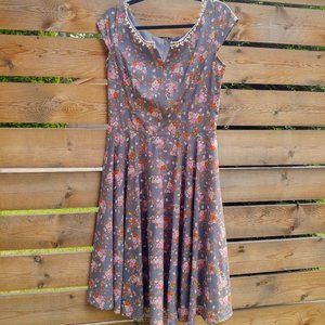 Hell Bunny Vintage-Style 50s Calf Dresses